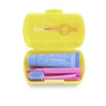 curaprox travel set yellow